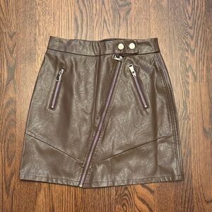 🎈🎈KENDALL & KYLIE Chocolate Brown Mini Skirt